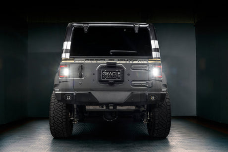 2018-2026+ Jeep Wrangler JL Red Smoked LED Flush Mount Tail Lights - AutoLEDTech.com