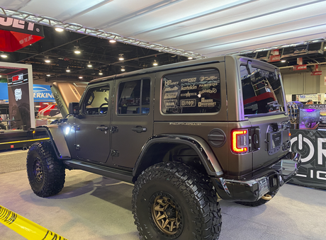 2018-2026+ Jeep Wrangler JL Red Smoked LED Flush Mount Tail Lights - AutoLEDTech.com