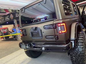 2018-2026+ Jeep Wrangler JL Red Smoked LED Flush Mount Tail Lights - AutoLEDTech.com
