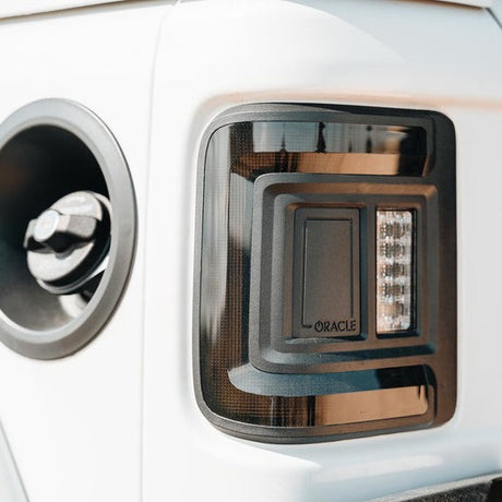 2018-2026+ Jeep Wrangler JL Red Smoked LED Flush Mount Tail Lights - AutoLEDTech.com