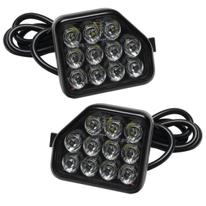 2018-2026+ Jeep Wrangler JL Red Smoked LED Flush Mount Tail Lights - AutoLEDTech.com