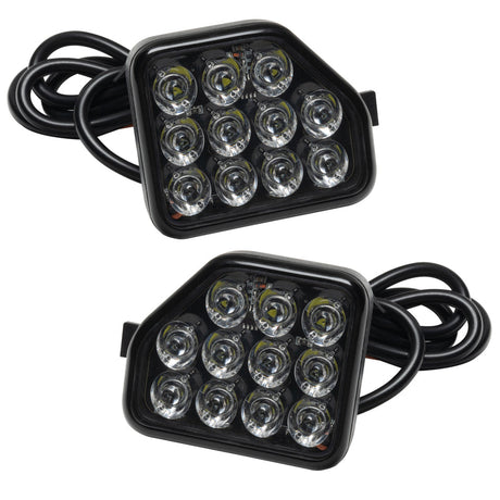 2018-2026+ Jeep Wrangler JL Red Smoked LED Flush Mount Tail Lights - AutoLEDTech.com