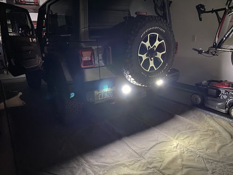 2018-2026+ Jeep Wrangler JL Red Smoked LED Flush Mount Tail Lights - AutoLEDTech.com