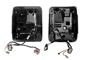 2018-2026+ Jeep Wrangler JL Red Smoked XB LED Tail Lights - AutoLEDTech.com