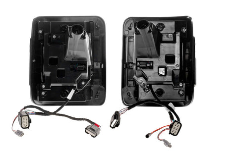 2018-2026+ Jeep Wrangler JL Red Smoked XB LED Tail Lights - AutoLEDTech.com