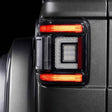 2018-2026+ Jeep Wrangler JL Red Smoked XB LED Tail Lights - AutoLEDTech.com