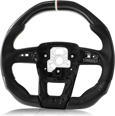 2018-2026+ Lamborghini Urus Custom Carbon Fiber Steering Wheel - AutoLEDTech.com