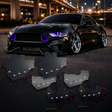 2018-2023 Ford Mustang RGBW Flow Series LED DRL Boards - AutoLEDTech.com