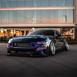 2018-2023 Ford Mustang RGBW Flow Series LED DRL Boards - AutoLEDTech.com