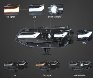 2019-2024 Chevrolet Camaro LS LT LED DRL Replacement Left Right Headlight Assemblies - AutoLEDTech.com