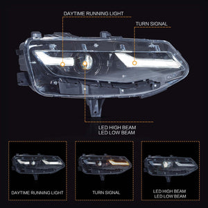 2019-2024 Chevrolet Camaro LS LT LED DRL Replacement Left Right Headlight Assemblies - AutoLEDTech.com