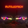 2019-2024 Chevrolet Camaro LS LT RGBW Flow Series LED DRL Prebuilt Headlights - AutoLEDTech.com