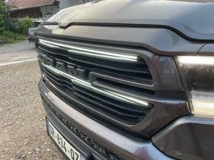 2019-2024 Ram 1500 Laramie LED Grill Accent Lights Bar Kit - AutoLEDTech.com