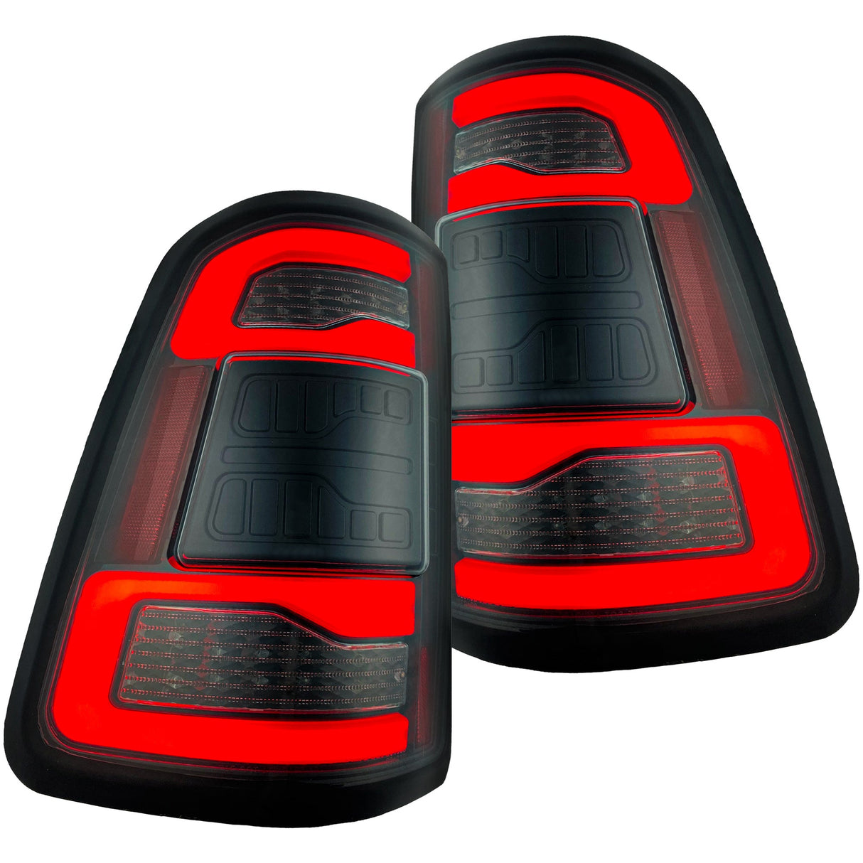 2019-2024 Ram 1500 TRX Smoked Scanning LED Tail Lights - AutoLEDTech.com
