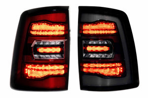 2019-2024 Ram HD 2500 Red Smoked XB LED Tail Lights - AutoLEDTech.com
