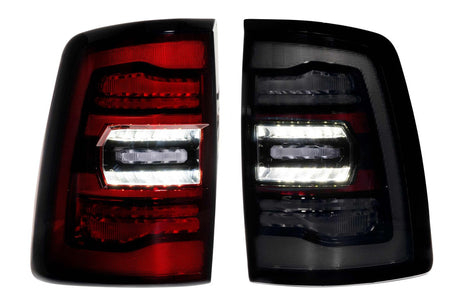 2019-2024 Ram HD 2500 Red Smoked XB LED Tail Lights - AutoLEDTech.com