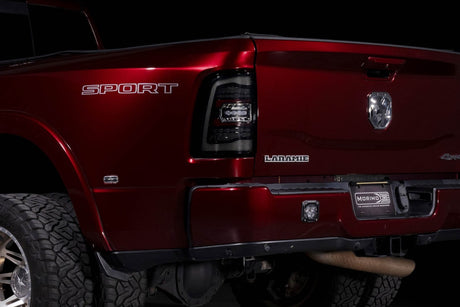 2019-2024 Ram HD 2500 Red Smoked XB LED Tail Lights - AutoLEDTech.com