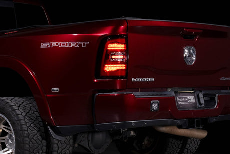 2019-2024 Ram HD 2500 Red Smoked XB LED Tail Lights - AutoLEDTech.com