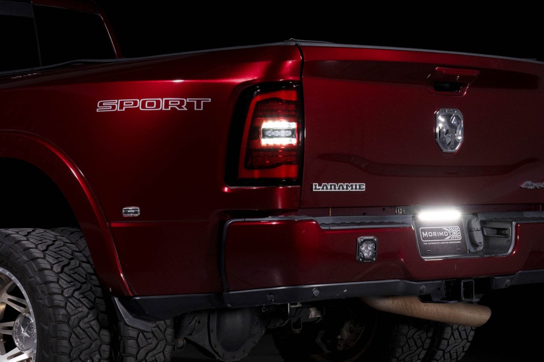 2019-2024 Ram HD 2500 Red Smoked XB LED Tail Lights - AutoLEDTech.com