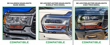 2019-2024 Ram HD LED Headlight Conversion Adapter Harness (Pair) - AutoLEDTech.com