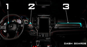 2019-2024 RAM RGB LED Interior Ambient Lighting Conversion Kit - AutoLEDTech.com
