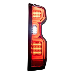 2019-2025 Chevy Silverado Smoked Scanning LED Tail Lights - AutoLEDTech.com