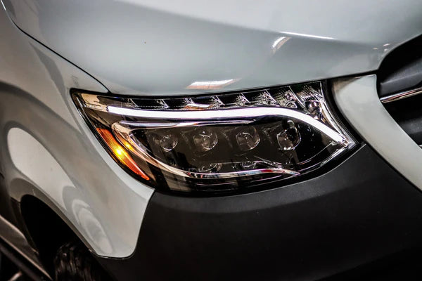 2019-2025 Mercedes-Benz Sprinter NOVA-Series LED Projector Headlights Alpha-Black - AutoLEDTech.com