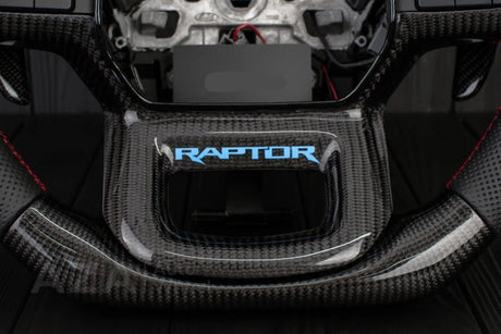 2023-2026+ Ford Super Duty F250 Custom Carbon Fiber Steering Wheel - AutoLEDTech.com