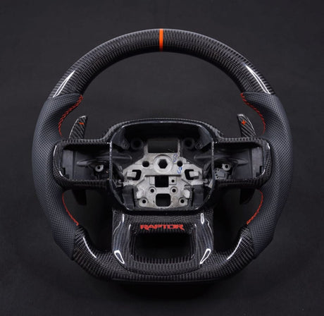 2019-2025+ Ram 1500 2500 HD Custom Carbon Fiber Steering Wheel - AutoLEDTech.com