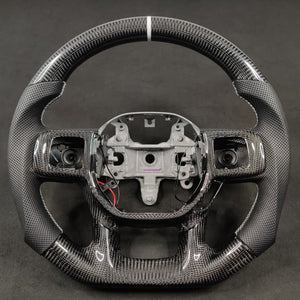 2019-2025+ Ram 1500 2500 HD Custom Carbon Fiber Steering Wheel - AutoLEDTech.com