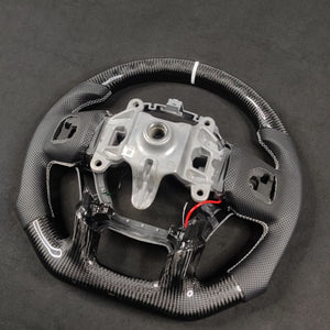 2019-2025+ Ram 1500 2500 HD Custom Carbon Fiber Steering Wheel - AutoLEDTech.com