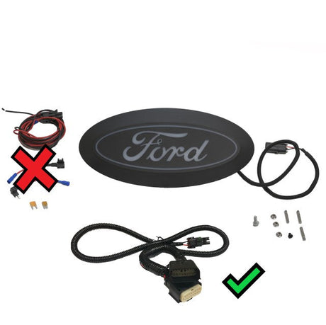2019-2026+ Ford Ranger Illuminated LED Grill Emblem Logo Badge - AutoLEDTech.com