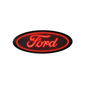 2019-2026+ Ford Ranger Illuminated Red LED Rear Tailgate Emblem Logo - AutoLEDTech.com