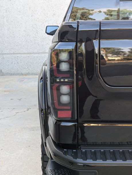 2019-2026 GMC Sierra Smoked Scanning LED Tail Lights - AutoLEDTech.com