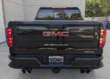 2019-2026 GMC Sierra Smoked Scanning LED Tail Lights - AutoLEDTech.com
