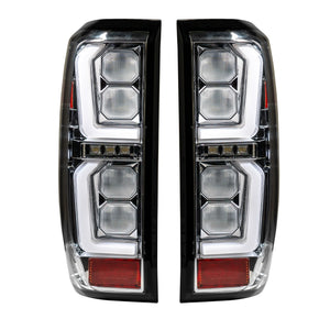 2019-2026 GMC Sierra Smoked Scanning LED Tail Lights - AutoLEDTech.com