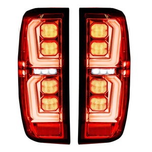 2019-2026 GMC Sierra Smoked Scanning LED Tail Lights - AutoLEDTech.com