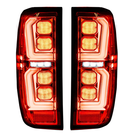 2019-2026 GMC Sierra Smoked Scanning LED Tail Lights - AutoLEDTech.com