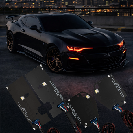 2019-2024 Chevrolet Camaro RS SS RGBW LED DRL Boards - AutoLEDTech.com