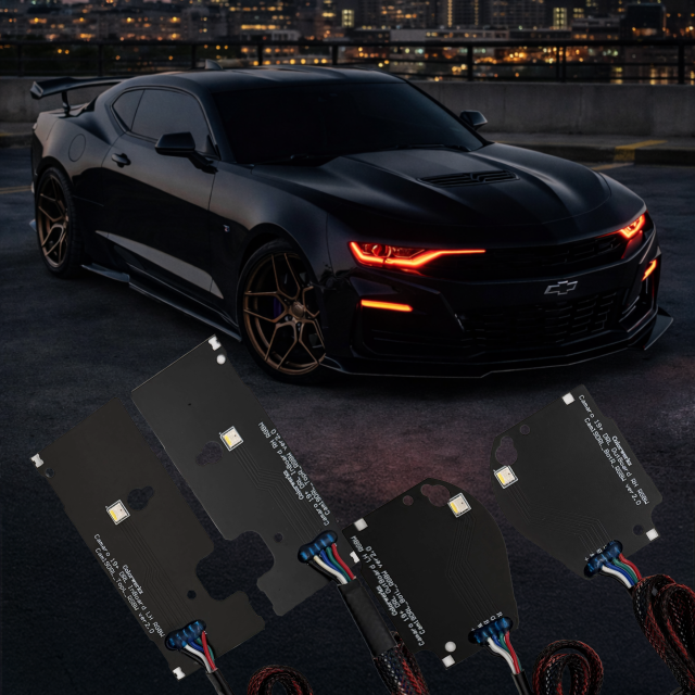 2019-2024 Chevrolet Camaro RS SS RGBW LED DRL Boards - AutoLEDTech.com