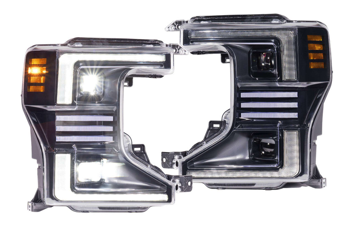 2020-2022 Ford F250 Super Duty XB LED HYBRID DRL Projector Headlights - AutoLEDTech.com