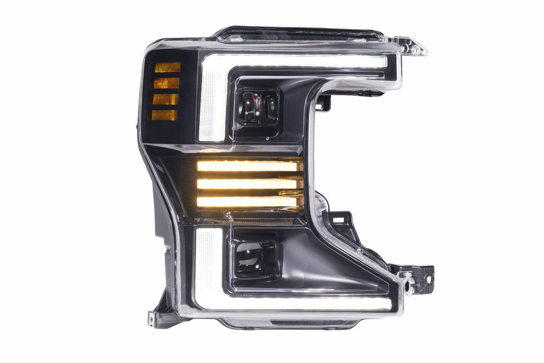 2020-2022 Ford F250 Super Duty XB LED HYBRID DRL Projector Headlights - AutoLEDTech.com