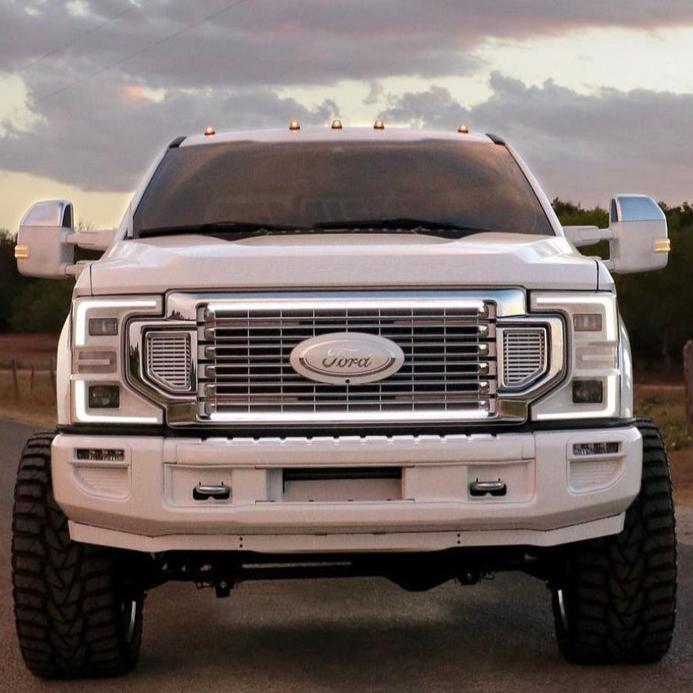 2020-2022 Ford Super Duty F250 LED Grill Accent Lights Bar Kit - AutoLEDTech.com