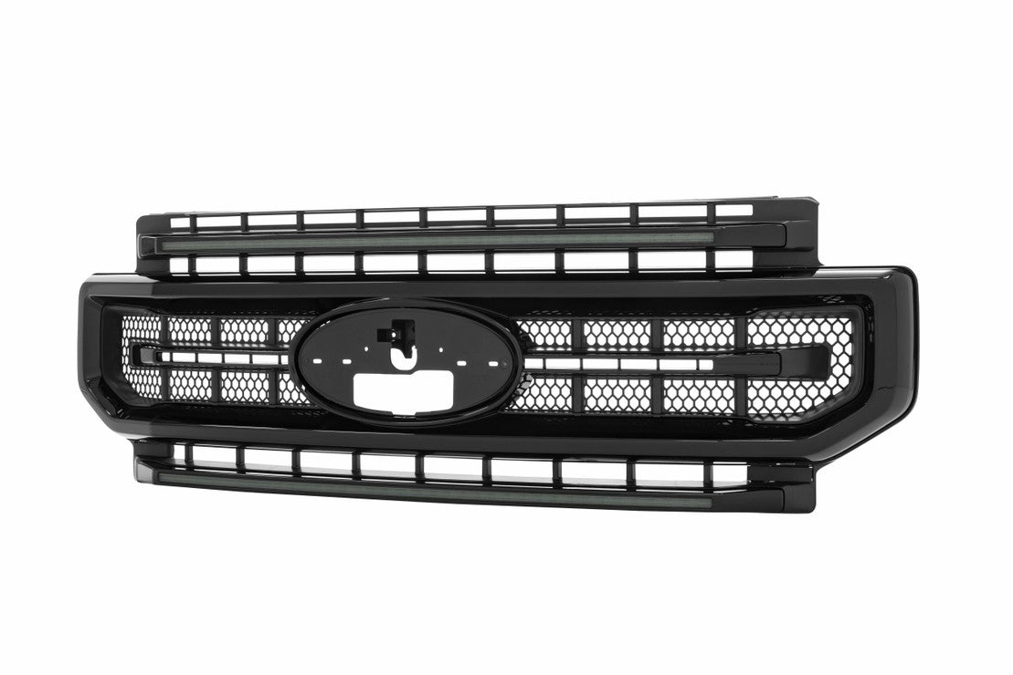 2020-2022 Ford Super Duty F250 White or Amber LED DRL XBG Grill Light Assembly - AutoLEDTech.com