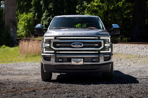 2020-2022 Ford Super Duty F250 White or Amber LED DRL XBG Grill Light Assembly - AutoLEDTech.com