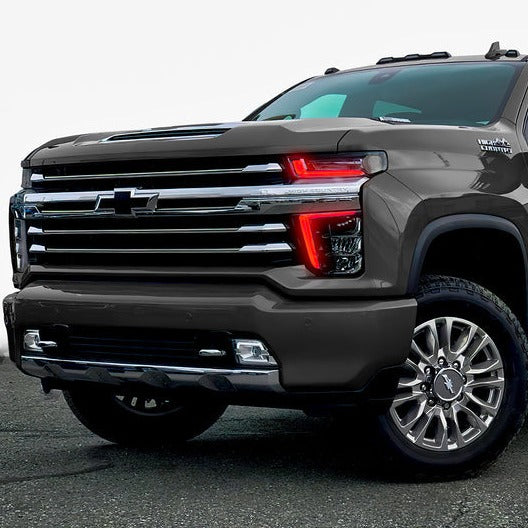 2020-2023 Chevy Silverado HD 2500/3500 RGBW +A LED DRL Boards Kit - AutoLEDTech.com