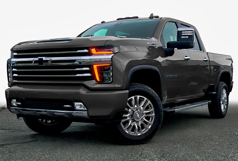 2020-2023 Chevy Silverado HD 2500/3500 RGBW +A LED DRL Boards Kit - AutoLEDTech.com