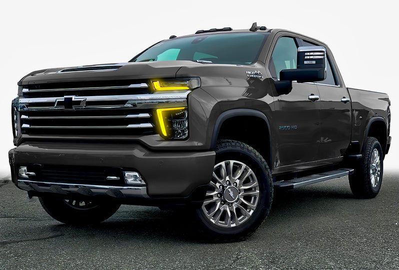 2020-2023 Chevy Silverado HD 2500/3500 RGBW +A LED DRL Boards Kit - AutoLEDTech.com