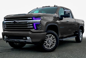 2020-2023 Chevy Silverado HD 2500/3500 RGBW +A LED DRL Boards Kit - AutoLEDTech.com