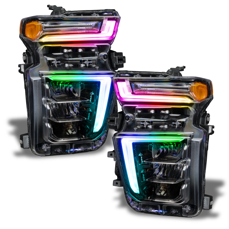 2020-2023 Chevy Silverado HD 2500/3500 RGBW +A LED DRL Boards Kit - AutoLEDTech.com